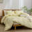 BESTOUCH Duvet Cover Set 100% Washed Cotton Linen Feel Lightweight-114986049-114986034