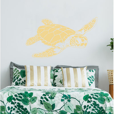 Décalcomanie murale tortue de mer