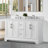  54" Freestanding Double Sink Bathroom Vanity with Top-1467495962