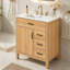 Meuble-lavabo 30 po avec lavabo en céramique