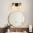 2-Light Hammered Glass Vanity Light