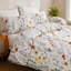 Ensemble d'édredon à motif floral 100% coton naturel 3 pièces Ensemble de literie d'esthétique florale douce et respirante Cottagecore Botanical-123261137