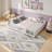 Full Size Floor Platform Bed With Fence And Door For Kids, Montessori Floor Bed Frame With Support Slats For Toddlers, Wooden Floor Bed-353269352
