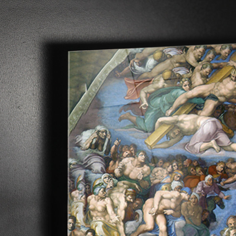 Giudizio Universale by Michelangelo - No Frame Painting, 100cm H x 100cm W