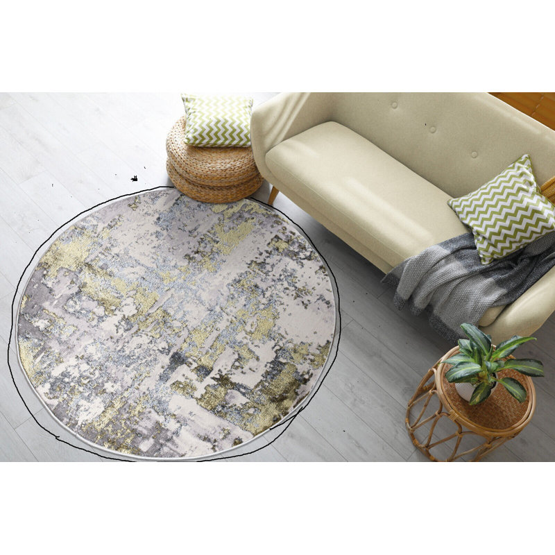 Round Sylmar 120cm X 120cm Area Rug