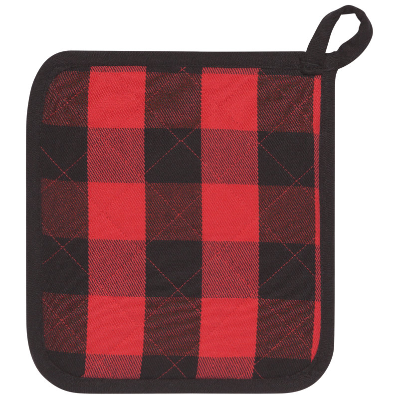 Now Designs Plaid Cotton Potholder