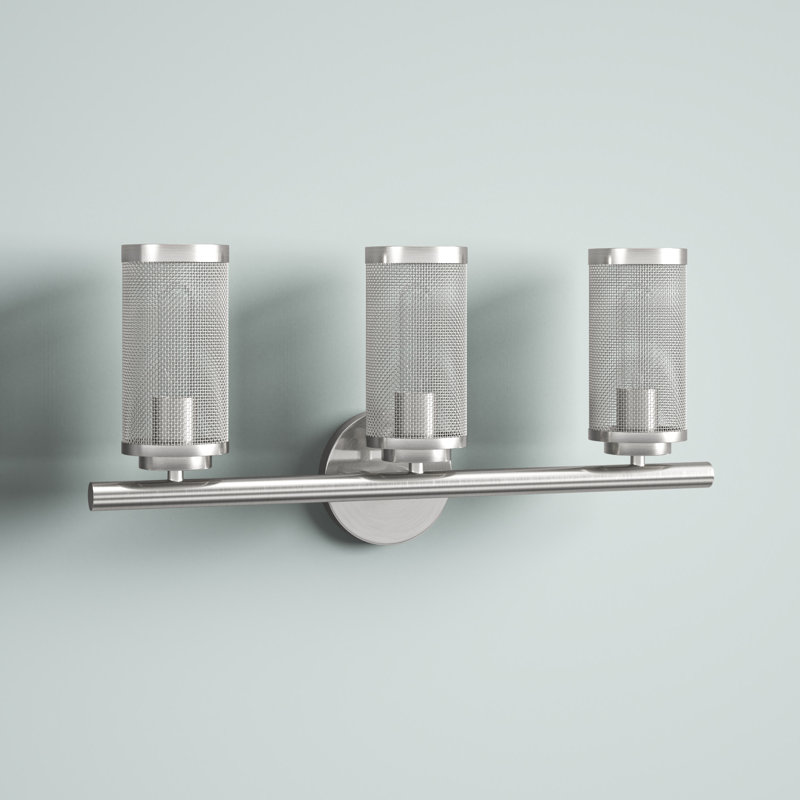 Emilia 3 - Light Dimmable Vanity Light, Brushed Nickel