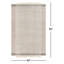 Tapis beige en laine Tina-1753519816