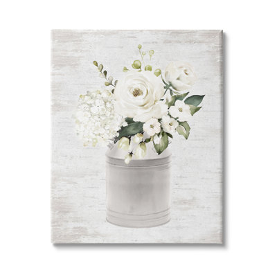 Bouquet de fleurs blanc rustique blanc antique avec lettres et lignes