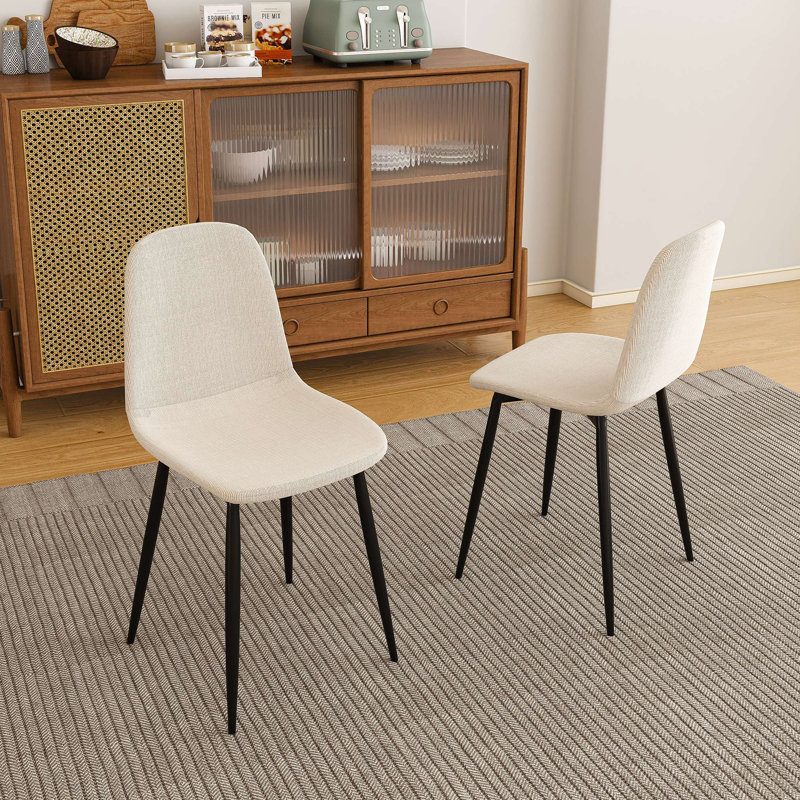 Chaises de salle à manger Modern, Beige