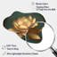 «Blossoming White Vintage Lotus» - art mural asymétrique en forme de nuage floral-109632734