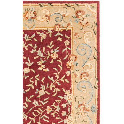 Bulwinder Hand Tufted Wool Oriental Rug