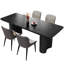 Ensemble de table de salle à manger rectangulaire moderne 78,97 "avec 4 chaises pour la cuisine, le bar et le salon-590484771-590484770