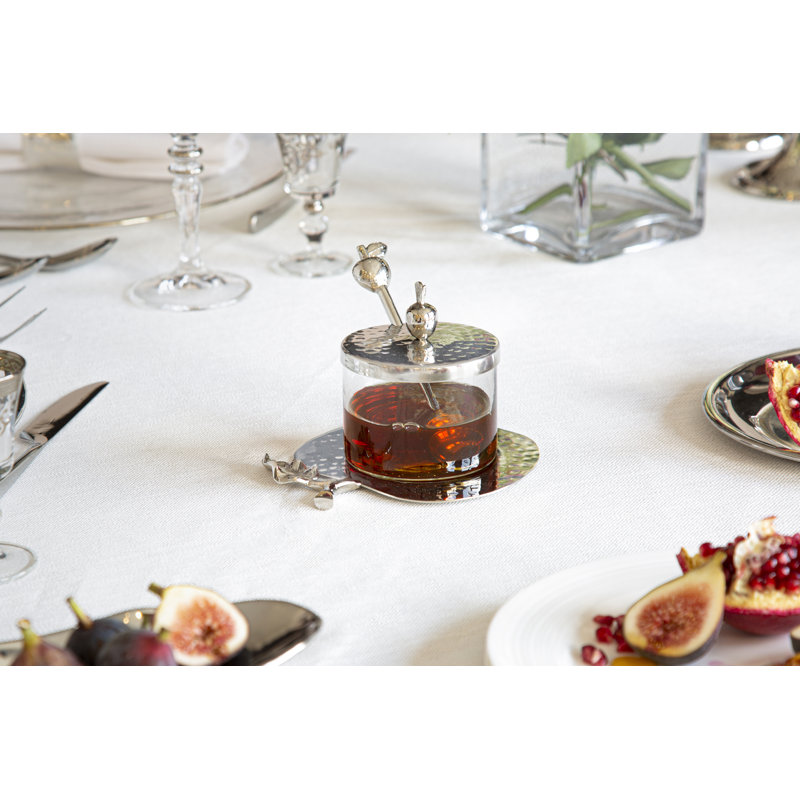 Soupière miel martelé hashanah rosh