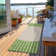 Machine Washable Indoor/Outdoor Chantille ACN994 Green Area Rug