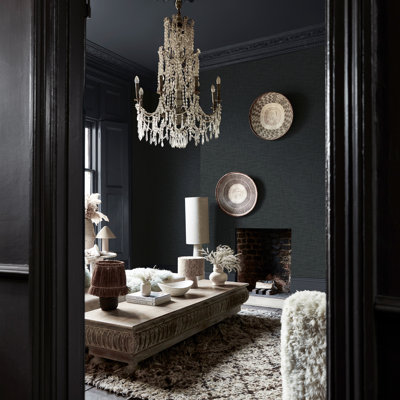 Weathered Linen Stone Wallpaper