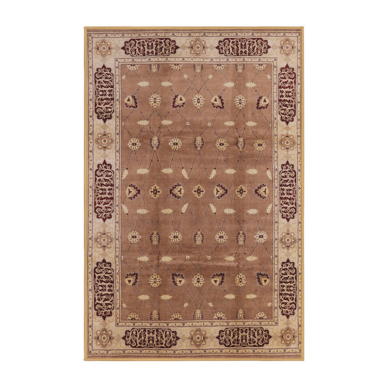 Tapis oriental beige / brun, Rectangle 7 pi x 9 pi