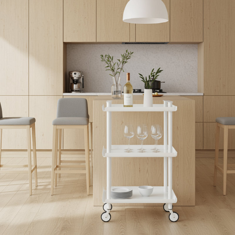 Vadim Metal Bar Cart