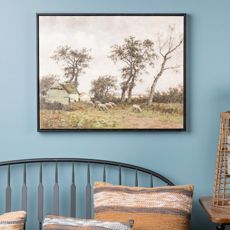 Impression sur toile encadrée