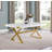 Kierstan Metal Base Dining Table-798078379-798078388