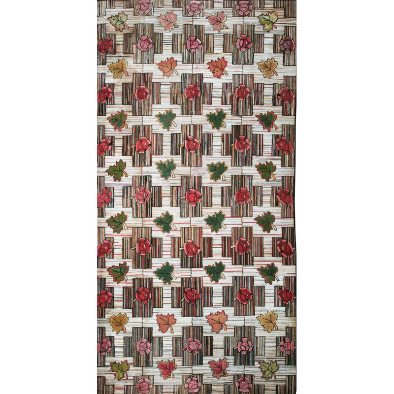 Tapis crocheté au début du 20e siècle