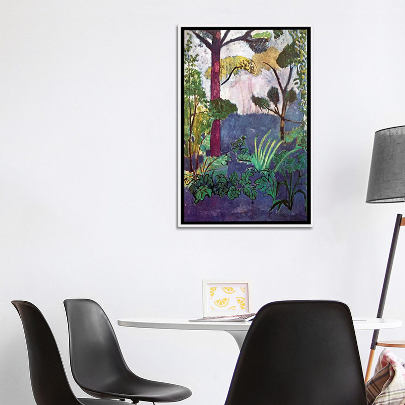 « marocain landscape (1913) » par henri matisse-print, Toile blanche encadrée, H 48 po x l 32 po x P 1,5 po