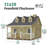Pennfield Cottage Outdoor Wood Playhouse-134533524-134533520