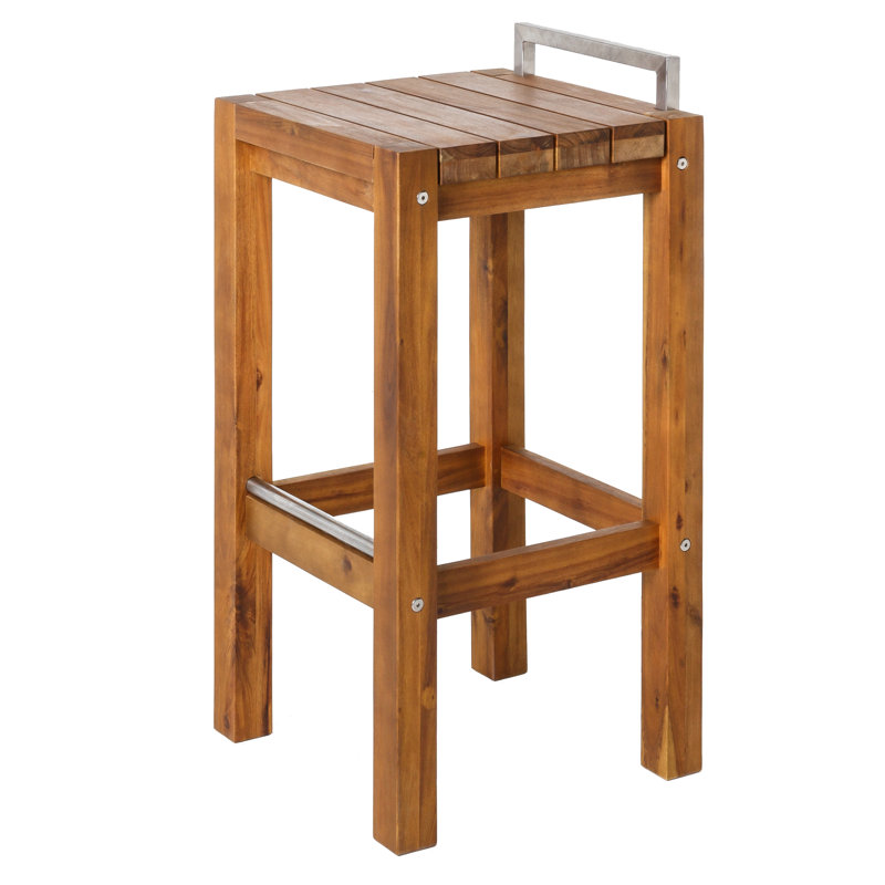 Solis Acacia Outdoor Stool