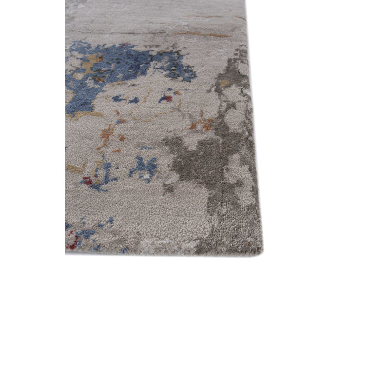 Contemporary One-of-a-Kind Rectangle 12'2" X 18' Hand Knotted Area Rug