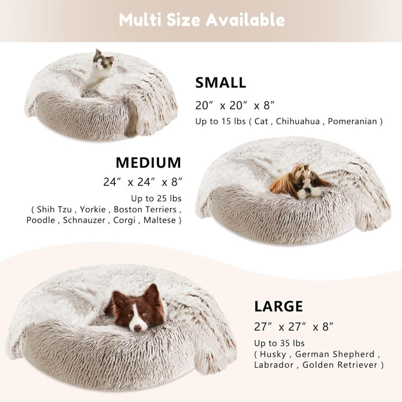Petit lit pour chien avec couverture