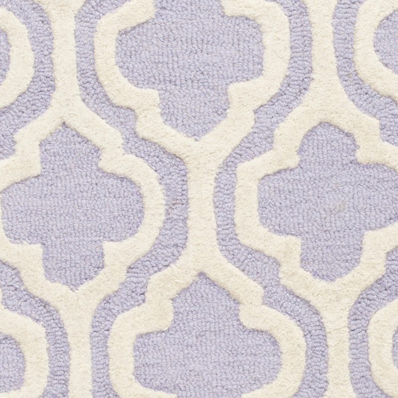 Cambridge Hand Tufted Wool Geometric Rug, Round 6'