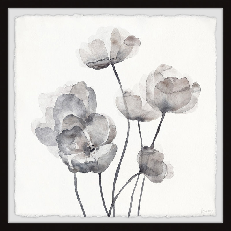 Poppy Love by Parvez Taj - Single Picture Frame Painting, 81cm H x 81cm W