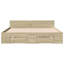 Obyrne Bed Frame with Drawers Bed Base Mattress Foundation Engineered Wood-1583249091-1583249098