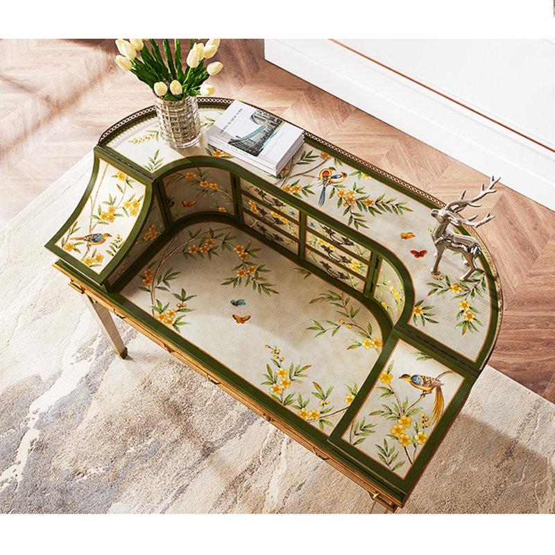Bureau peint de style européen