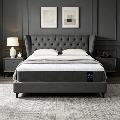 12" Cooling Medium Plush Gel Memory Foam Mattress in a Box with CertiPUR-US & OEKO-TEX® Certified