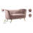 Margo 65" Velvet Flared Arm Loveseat-576222366