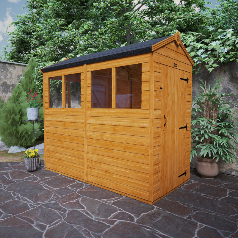 8x4w TigerFlex® Sunlit Apex Shed