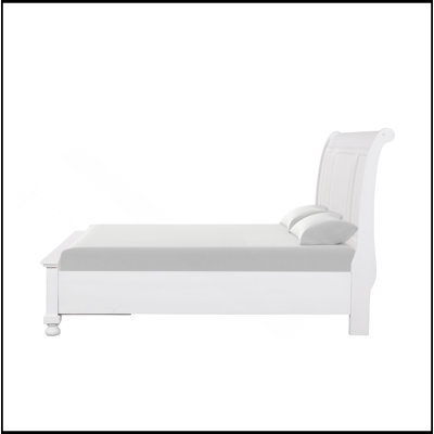 Luxurious Wooden Bed With Advanced Storage System For Optimal Comfort