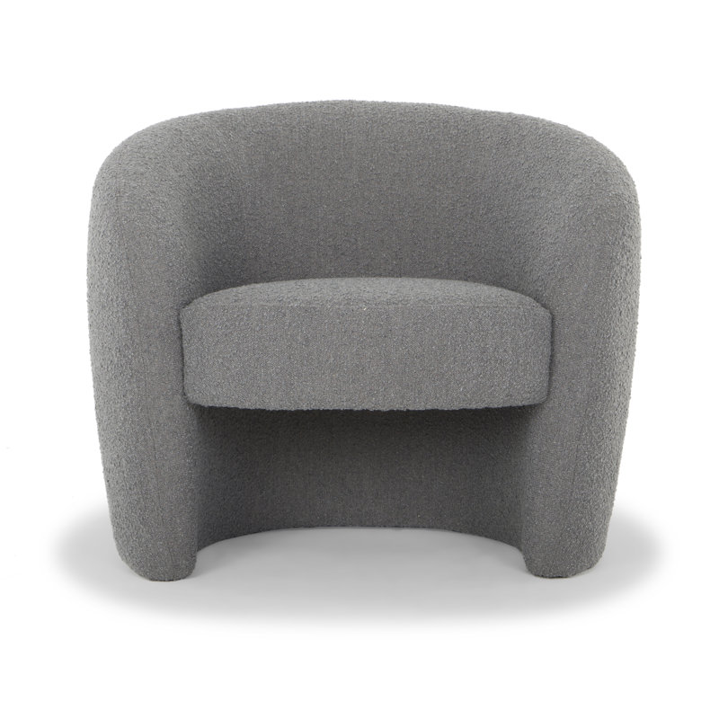 Yancy Barrel Chair, Charcoal