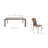 Aurora 2 Extendable Dining Set-642706685