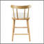 Ensemble de 4 tabourets de comptoir rembourrés en bois Olivia-1014022684
