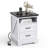 Modern Nightstand set of 2,18"W Farmhouse End Table with charging station outlet-1208019155-1235600463