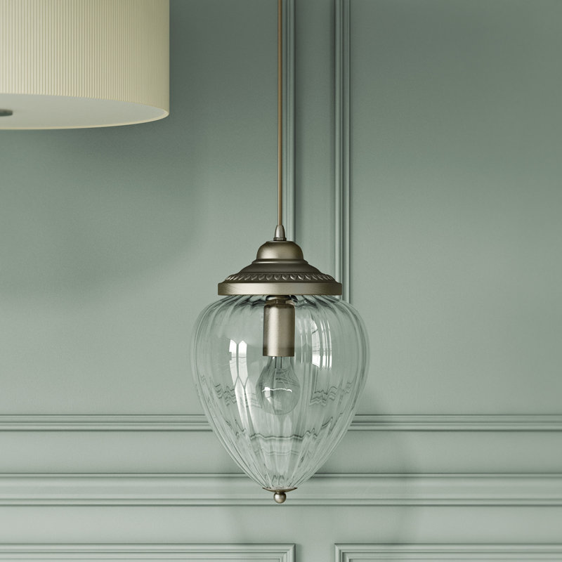 Arquette 1 - Light Teardrop Pendant, Antique Brass