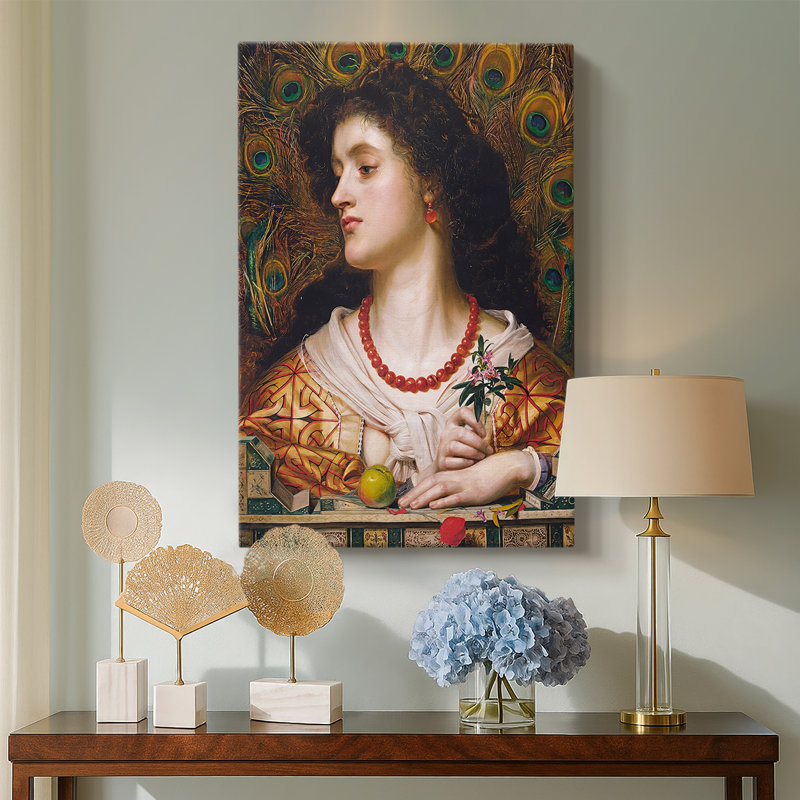 Vivien - toile tendue par Frederick Sandys, 18 x 27