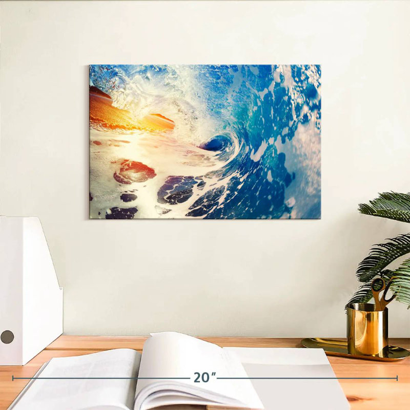 Gillard Retro Ocean Wave, H 8 po x l 12 po