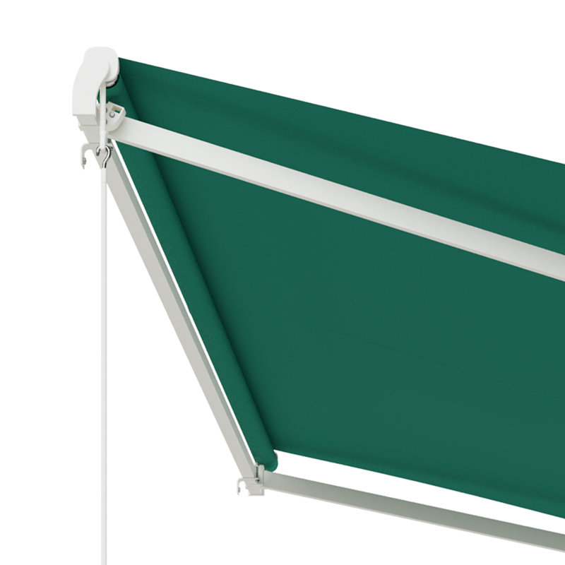 Auvent de patio rétractable, L 118,1 po x P 153,5 po