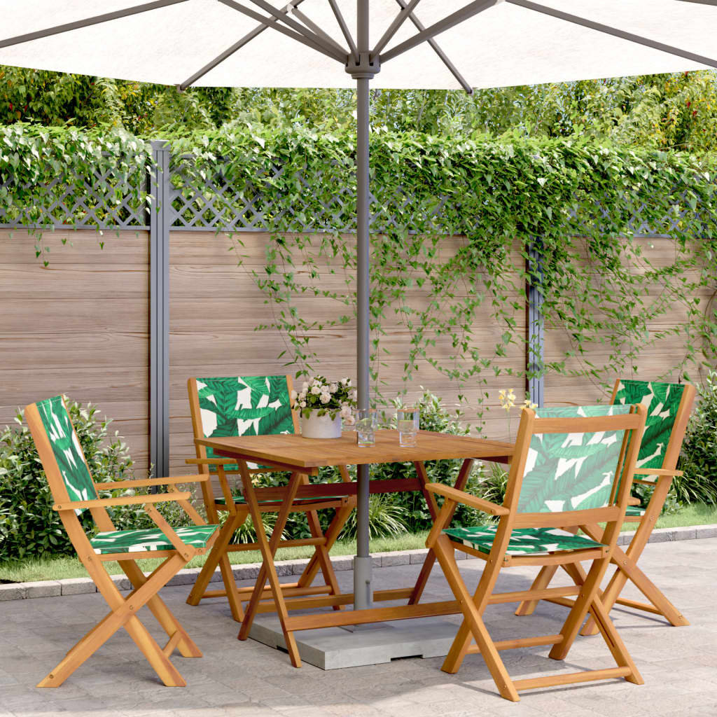 Square 5 - Piece 4 - Person 90Cm L Outdoor Table Set