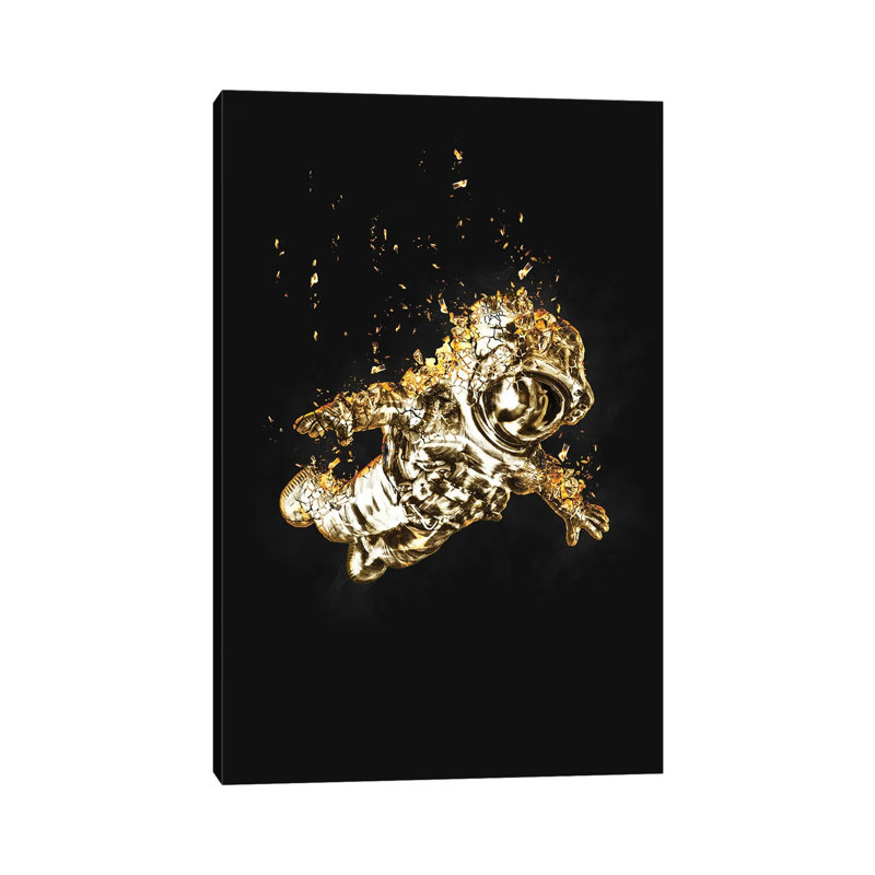 Among Us Gold by Gab Fernando - Wrapped Canvas Print, 20.32 cm H x 30.48 cm W