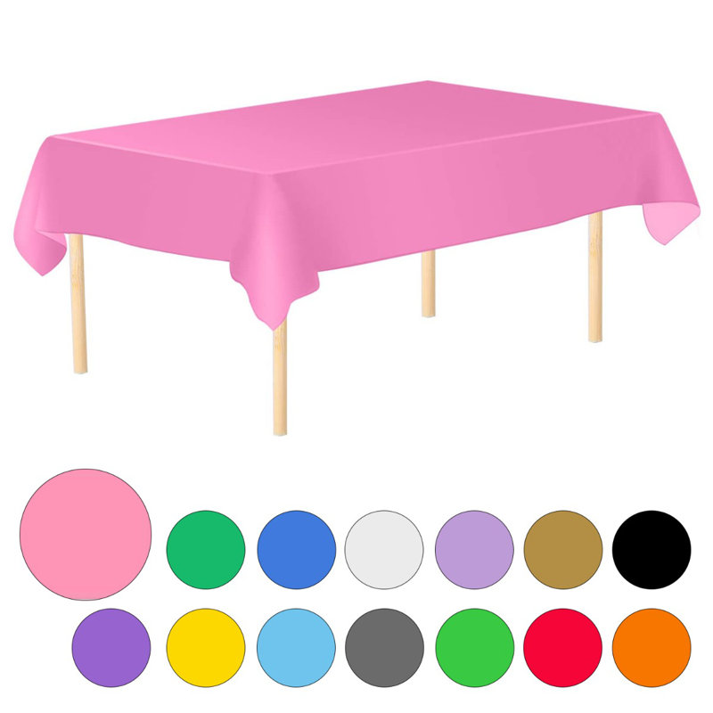 Ebrahim Tablecloth, 137cm W x 274cm L, Pink