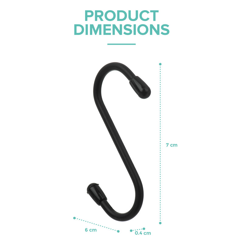 Woodside Organiser Hooks, Black
